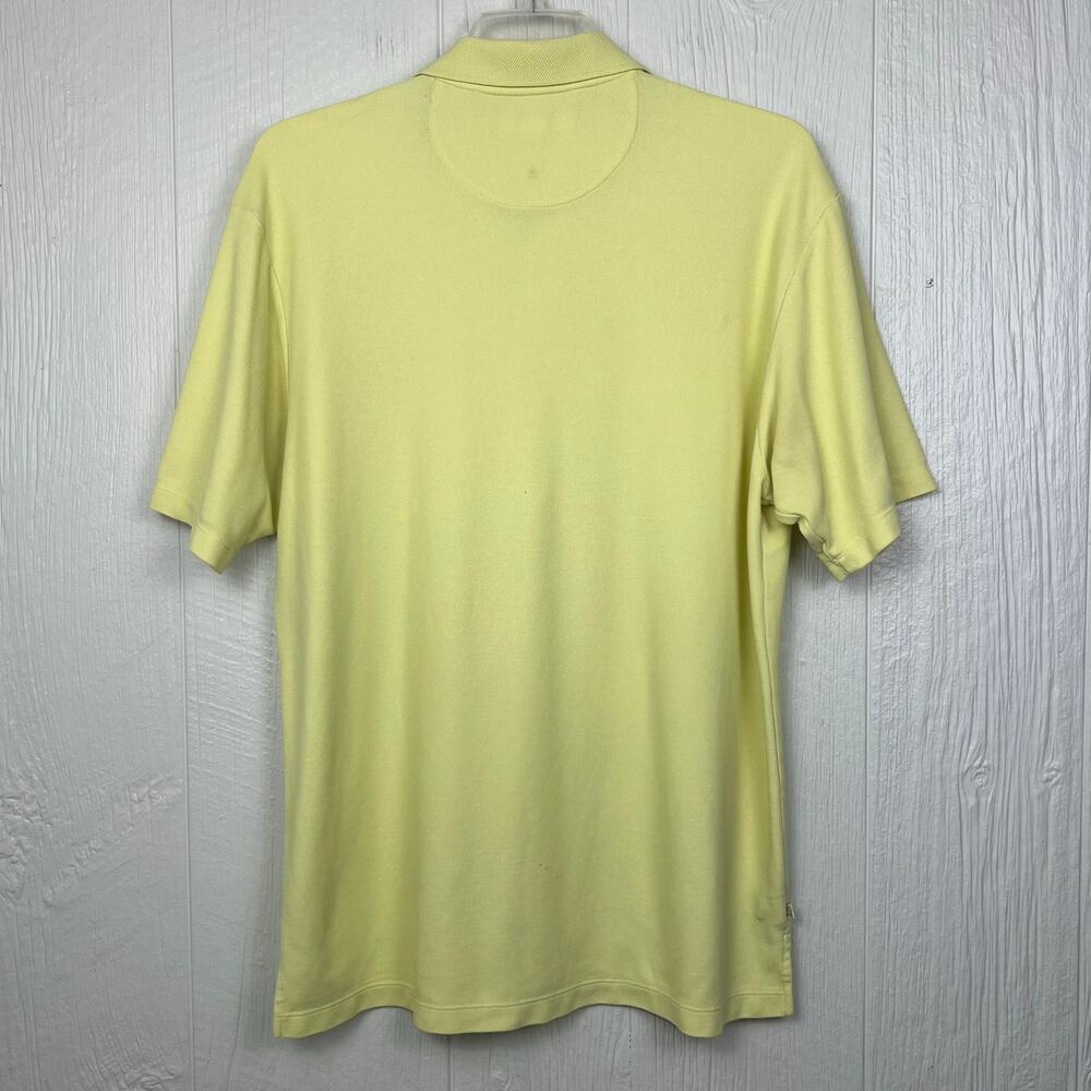 Tommy Bahama Polo Shirt Mens XL Embroidery Logo Yellow Casual Short Sleeve - Picture 4 of 6